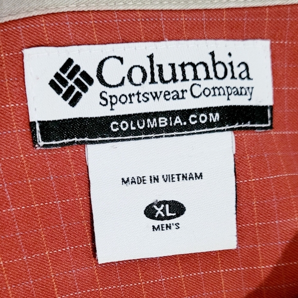 Columbia Casual Button Up shirt mens size XL Long Sleeve 100% Cotton - Picture 5 of 9